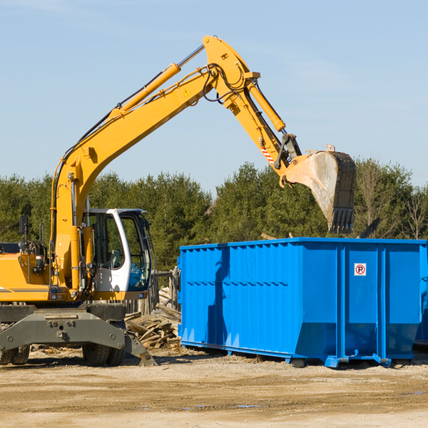 is there a minimum or maximum amount of waste i can put in a residential dumpster in Wartburg TN